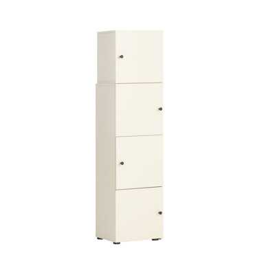 Claverton 4 -Door 4 -Shelf Storage Cabinet