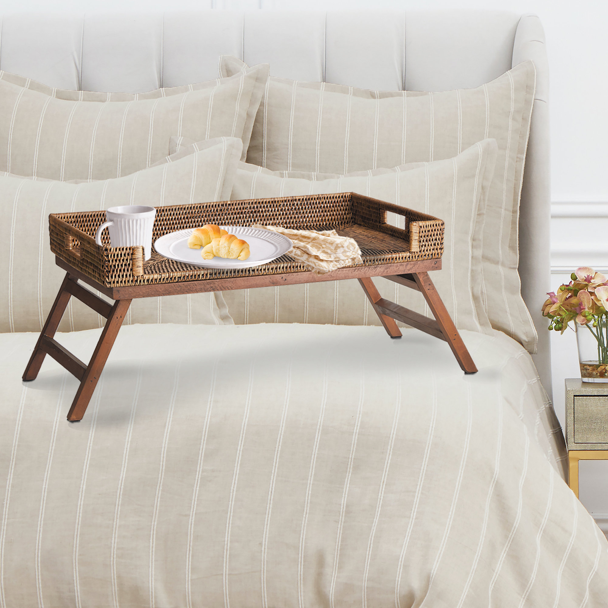 Pullman Breakfast Tray, Warm Brown