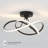18.5 In Modern LED Integrated Flush Mount Light Triac Dimming