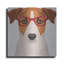 «Jack Russell Terrier portant des lunettes de hipster» par les affiliés Furbaby-476028087