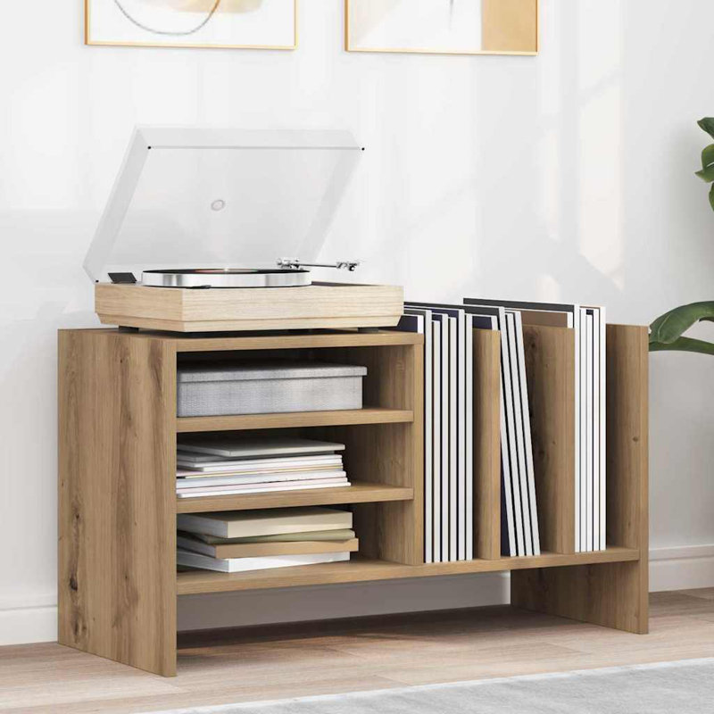 45cm H x 78.5cm W Bookcase, Artisan Oak