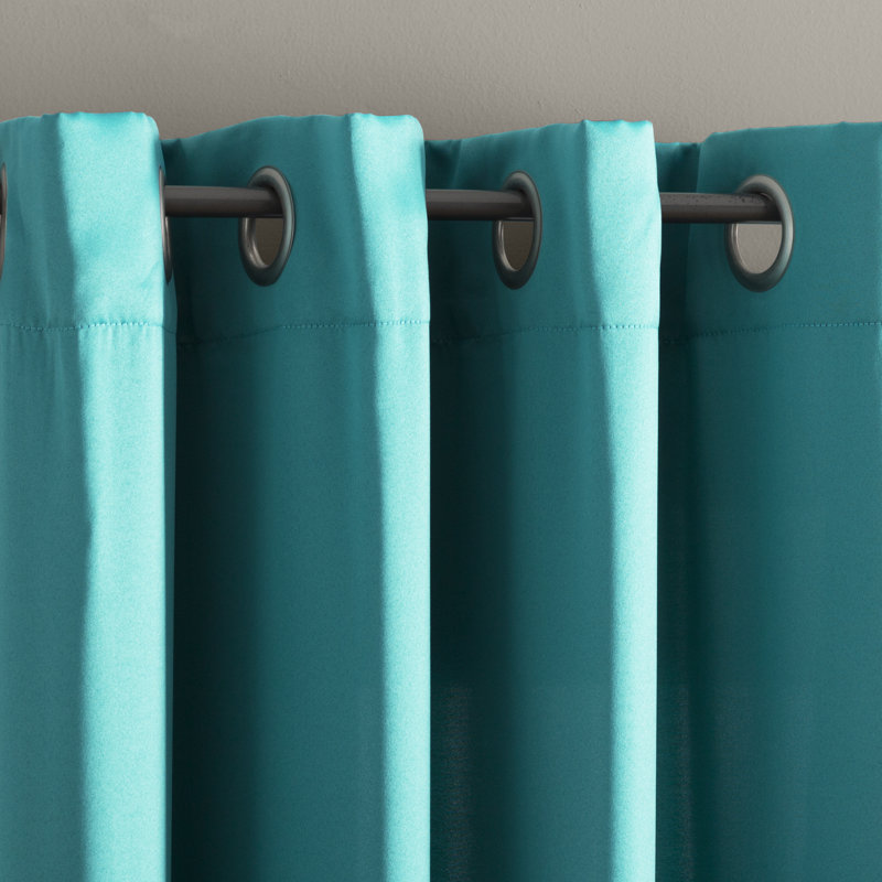 Panneau de rideau à oeillets à économie d'énergie thermique - Basics by Wayfair ™, Vert sauge, l 54" x L 84"
