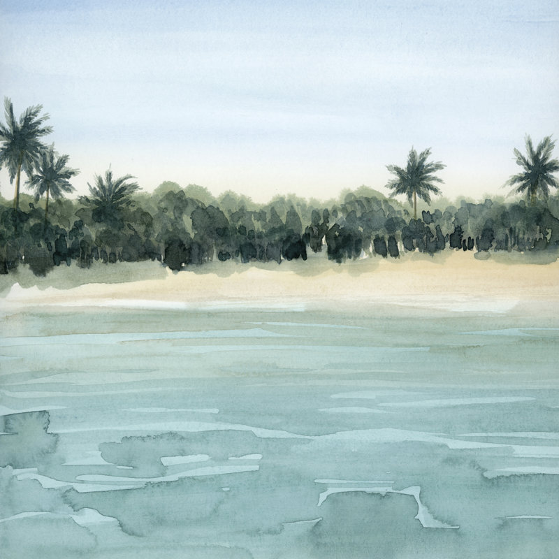 Paradis I by Grace Popp - Wrapped Canvas Painting, 30cm H x 30cm W