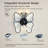 19.7 Inch Light Ceiling Fan With Lights Remote Control With Modern Butterfly Design Styling, Black, Fan For Bedroom, Living Room, Timing Function, Noiseless