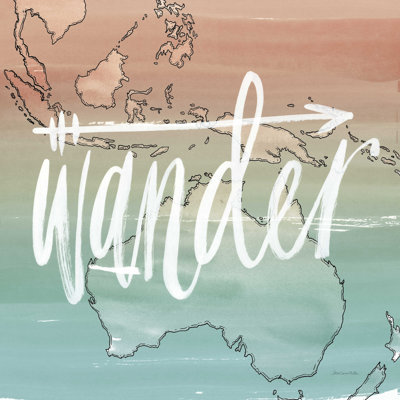 " World Traveler I Neutral " by Sara Zieve Miller