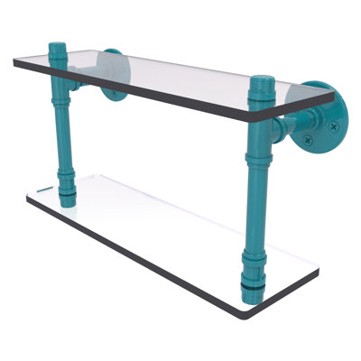 Tablette double en verre Pipeline Collection P