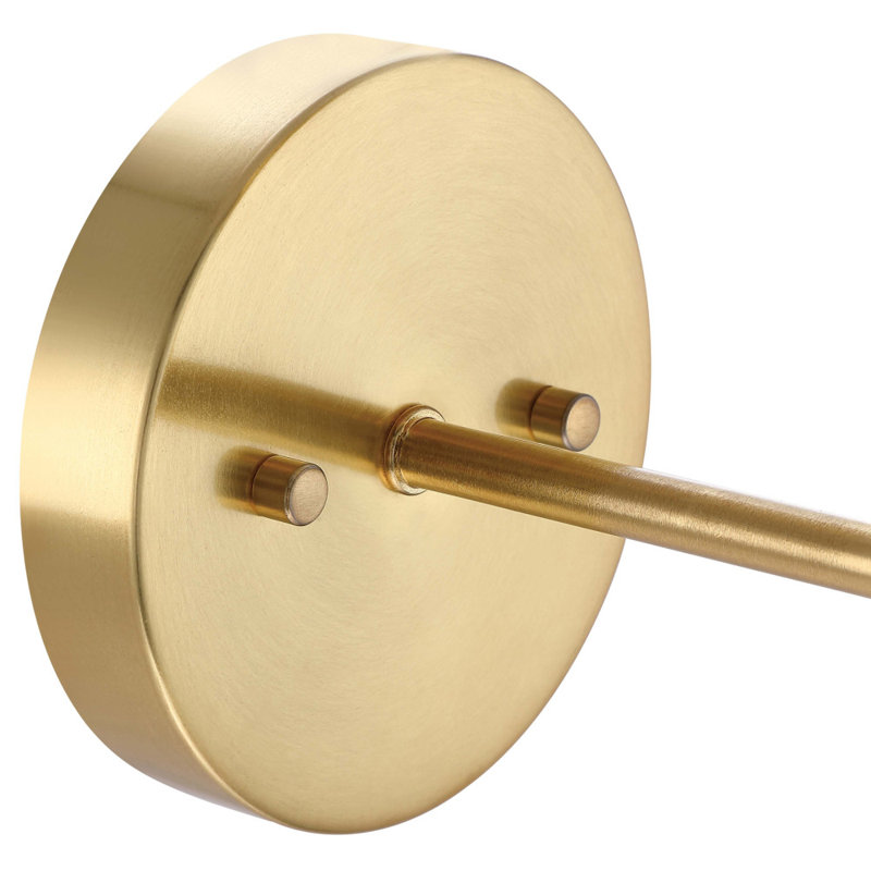 Vazken Armed Sconce, Satin Gold