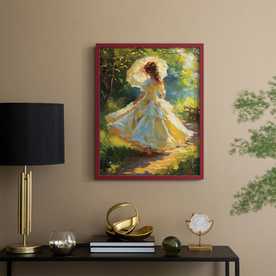 «WOMEN Series DCCDVI», reproduction d'art encadrée - bois massif