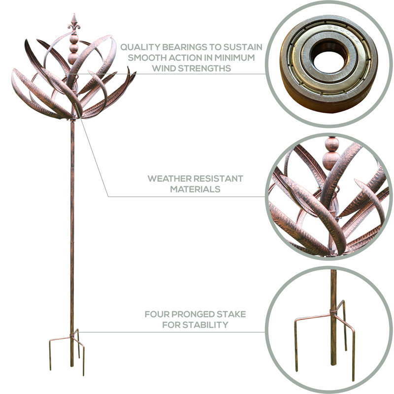 Rodarte  Wind Rotator, Brushed Copper