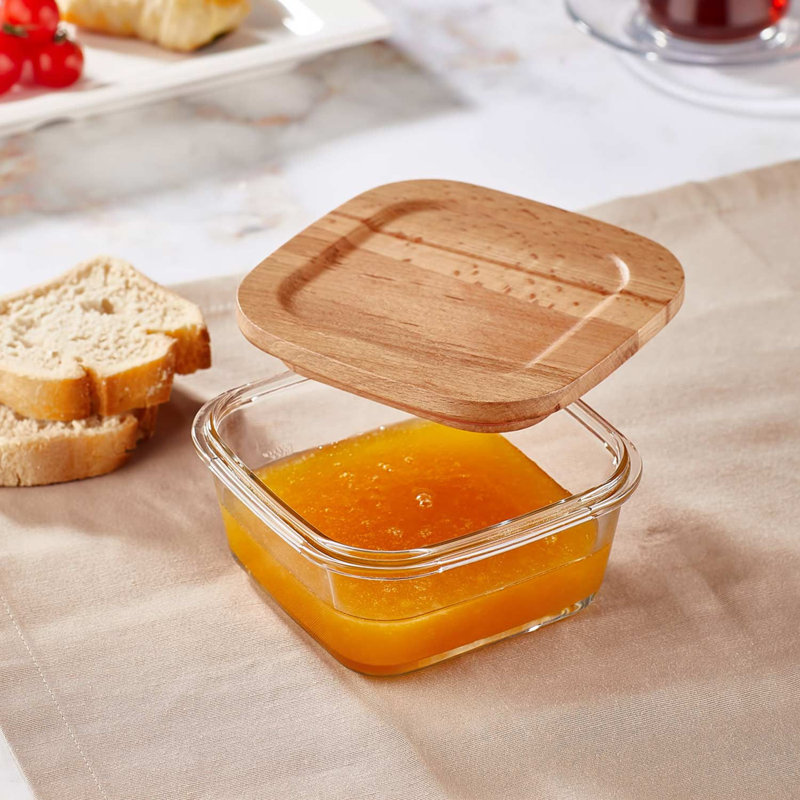 Boîte en verre Uppa, H 2,4 po x l 4,7 po x P 4,7 po
