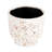 Terra-Cotta Planter, Terrazzo Finish