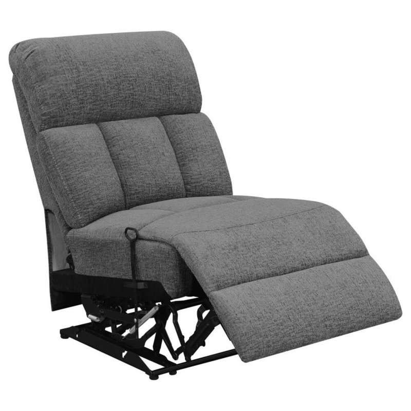 Roby Upholstered Motion Sofa Charcoal