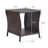 Jlayah Square Outdoor Side Table , 17.7 " W 17.7 " D-685088832