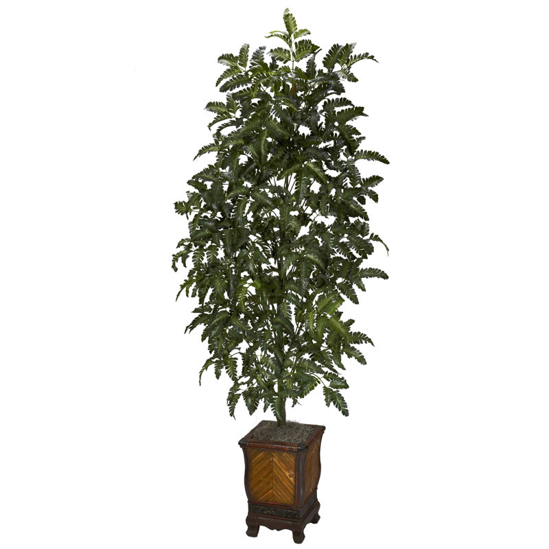 Usine de fleurs artificielle 47" en pot