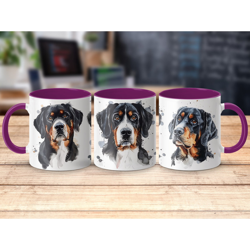 Mug, Purple, 3