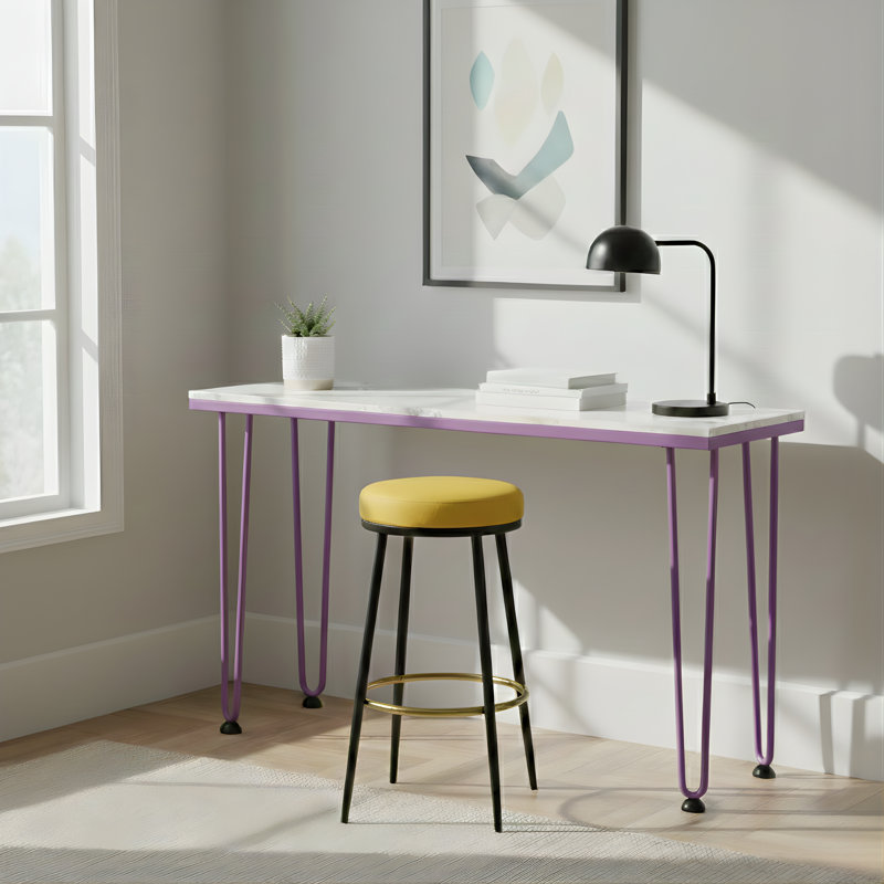 ROUS Hardware 30" Hairpin Furniture Leg | Steel Mid-Century Modern Table Leg – Royal (Purple), 1 Count, 30" H, Royal (Purple)