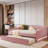 Taomi Upholstered Daybed with Light and Trundle-174515340-174515341