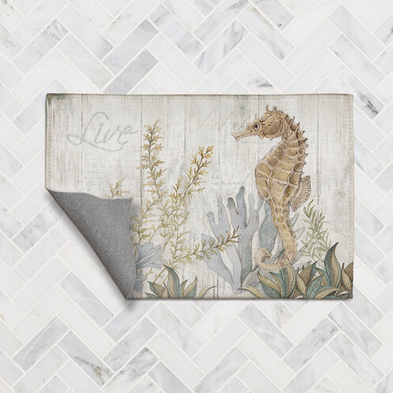 Tapis en chenille Seahorse, Rectangle 3 pi x 5 pi