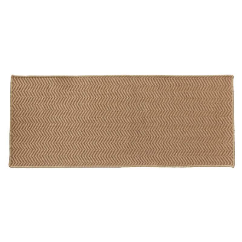 Herringbone Jute Rug, 22" W x 54" L