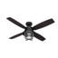 Ventilateur de plafond standard à 4 pales de 52 po avec télécommande et ensemble d'éclairage inclus Port Royale-45298684