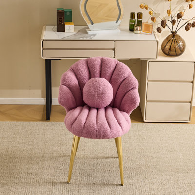 Shell-Shaped Vanity Chair
