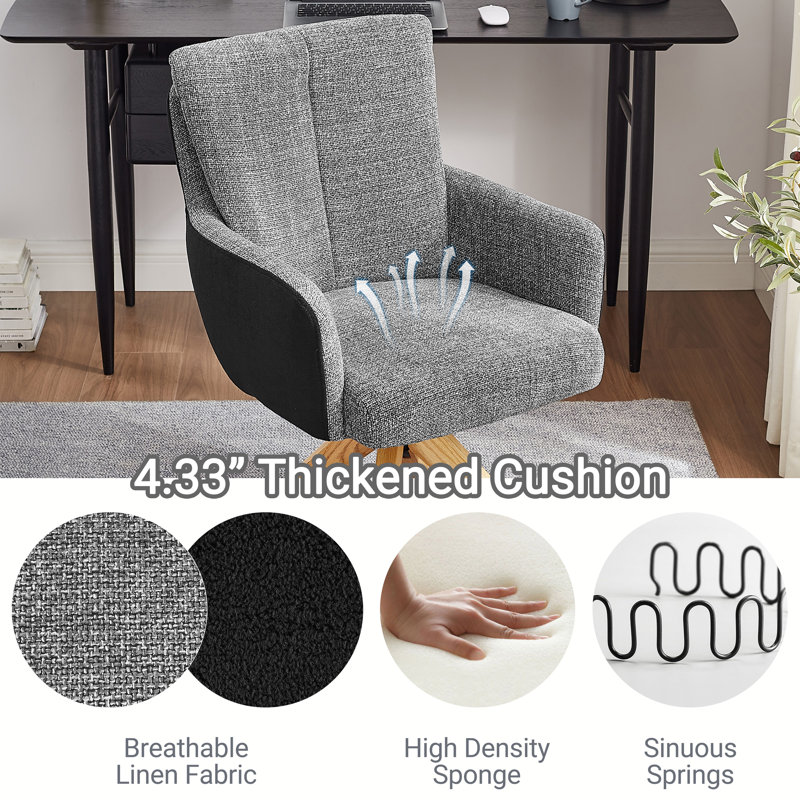 Bernab Task Chair, Grey