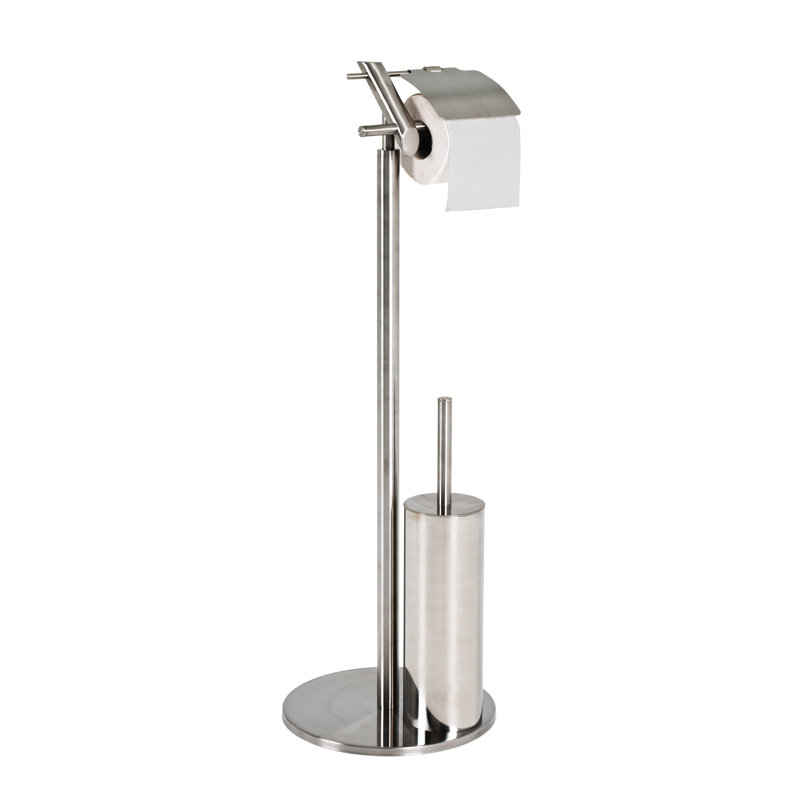 Free-Standing Toilet Brush and Holder
