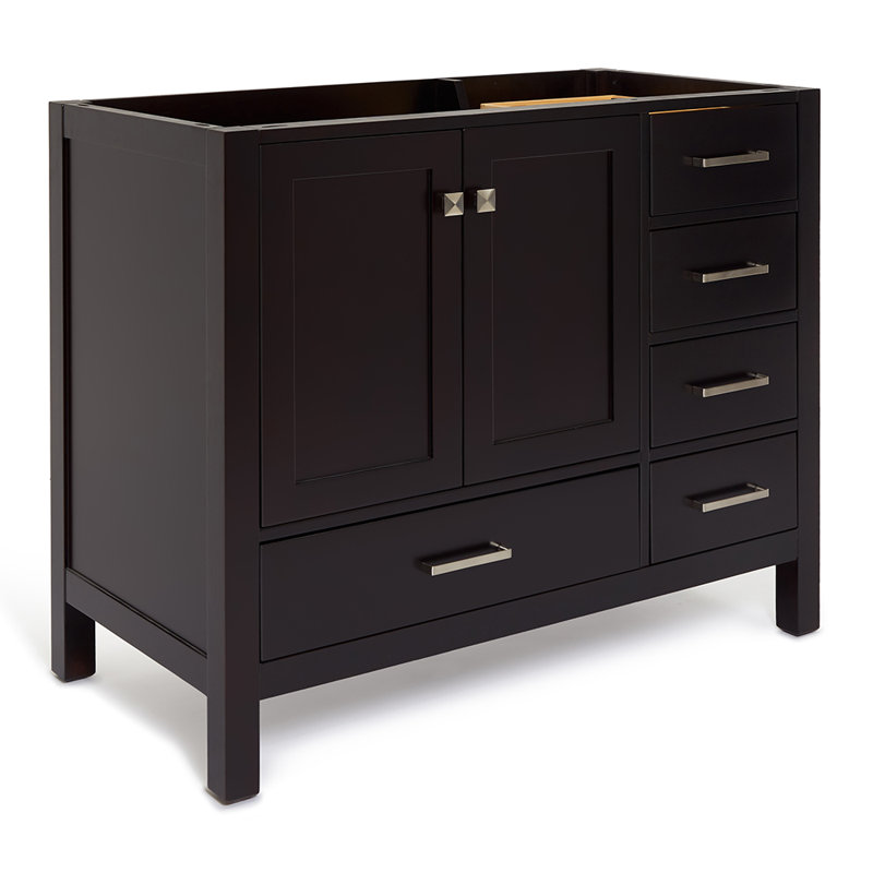 Cambridge 42'' W Single Bathroom Vanity Base, Espresso