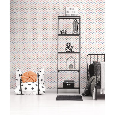 Kids and Teens Collection Zig Zag Wallpaper Roll