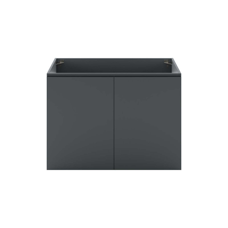 Base de meuble-lavabo mural simple 36 po Modway seulement, gris