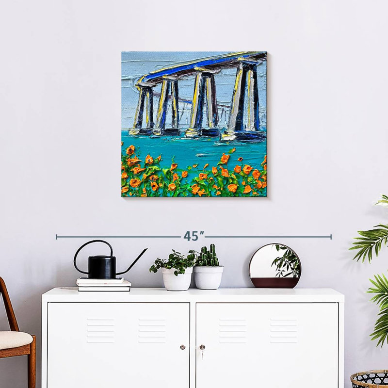 Lilie Coronado Bridge, San Diego, H 24 po x l 24 po