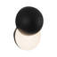 Void 12-in Black dimmable LED Wall Sconce-390272079