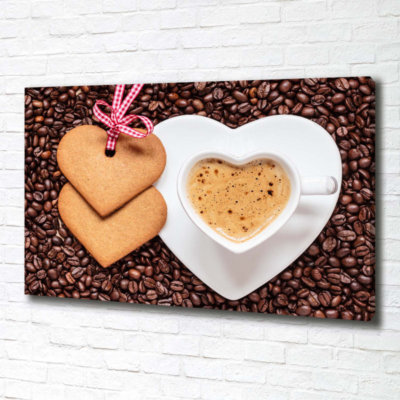 Coffee And Gingerbreads - Wrapped Canvas Print
