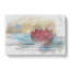 Pink Water Lily Flower - Wrapped Canvas Painting-56647588