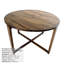Jamarcus Walnut Round Solid Wood Dining Table