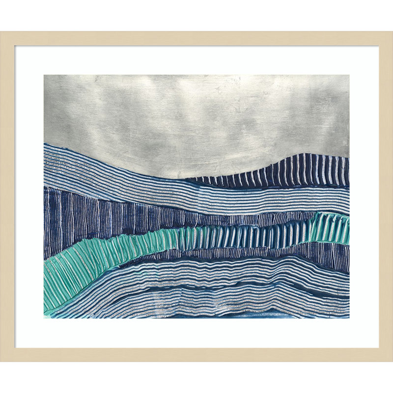 «Cold Stream I» par Vanna Lam, impression sur bois encadrée, H 21 po x l 25 po