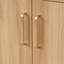 Ensemble de meuble-lavabo 30 po avec lavabo, armoire de salle de bain multifonctionnelle avec portes et tiroir, panneau de fibres à densité moyenne