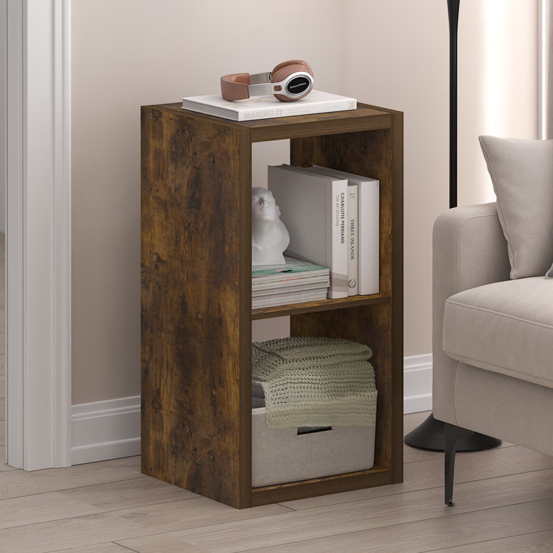 Organisateur de rangement cubique Furinno, Bois de pin ambré, (2 feuilles) H 29,92 po x l 15,87 po x P 14,57 po
