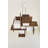 Muto 5 - Light LED Unique/Statement Pendant-34338637-9509753