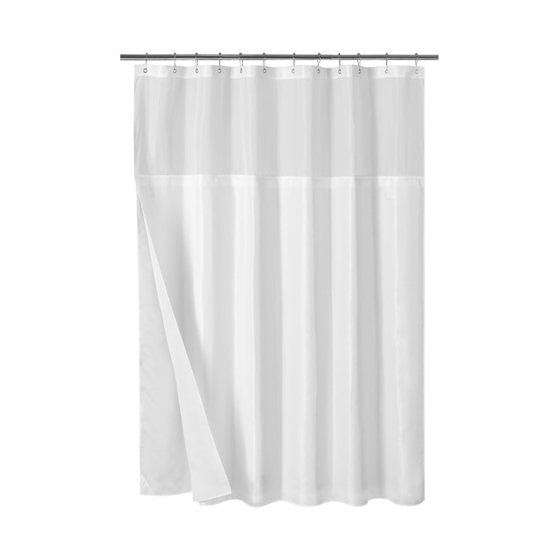Rideau de douche Hulett, Blanc
