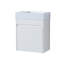 Ensemble de meuble-lavabo simple mural Haniyyah