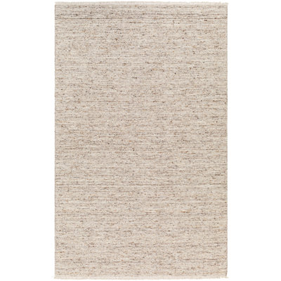 Wool Area Rug in Beige