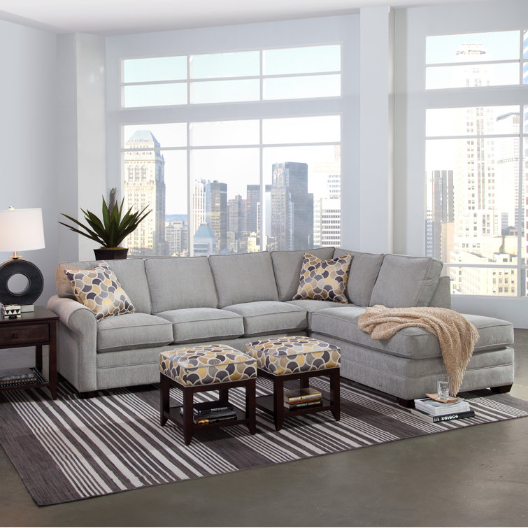 Bedford Two-Piece Bumper Sectional With Sleeper