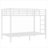 White Finish Twin XL Over Twin XL Metal Bunk Bed, Noise Reduced Space-Saving Frame for Teens and Adults, No Box Spring Needed