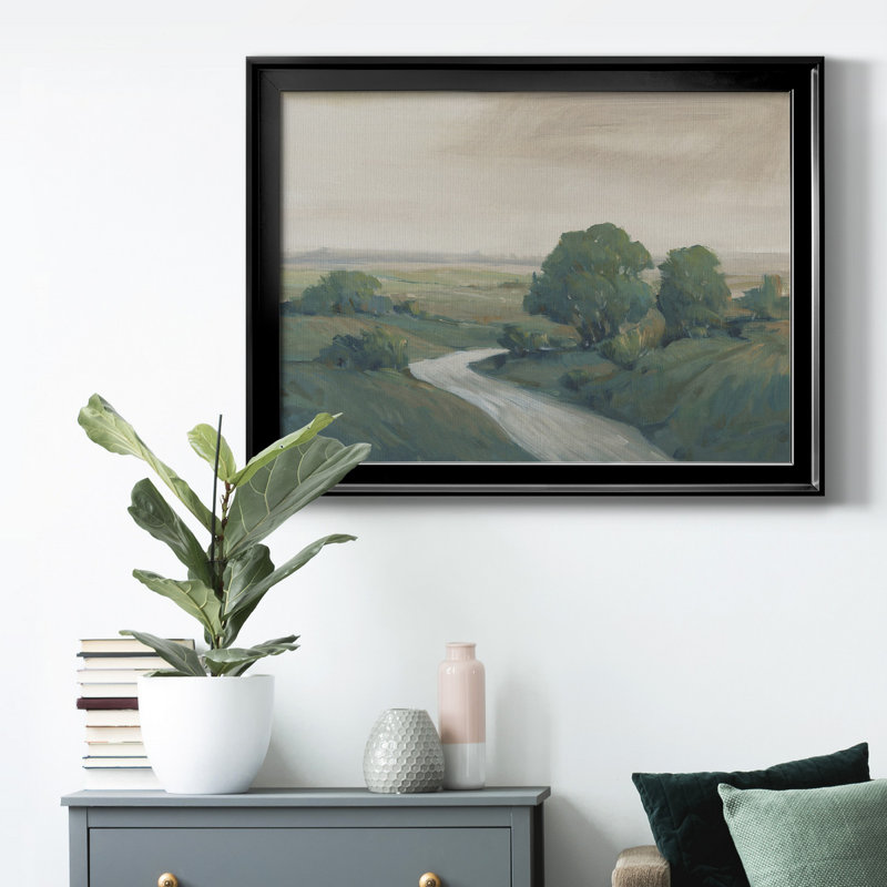 «Run Creek II», reproduction encadrée de qualité supérieure - prête à être accrochée, H 26,5 po x l 36,5 po x P 1 po