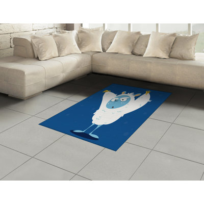 Tapis décoratif à longues fibres à haute densité Bigfoot