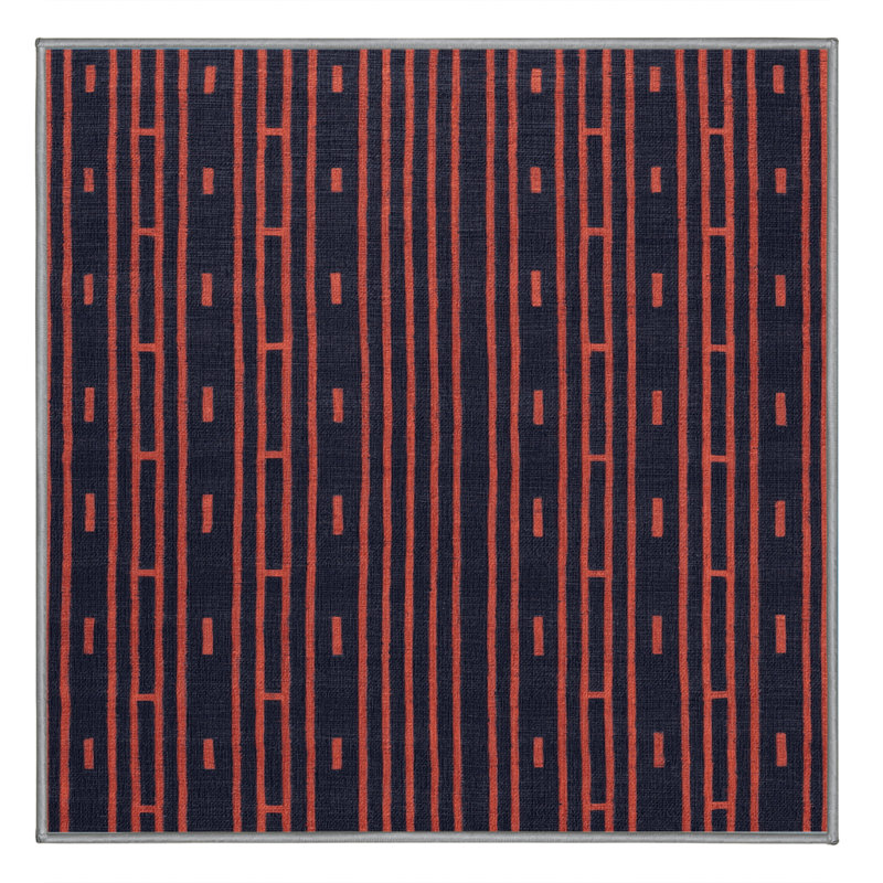 Tapis mauve lavable à la machine, Carré 4 pi