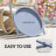 Outsunny Round Small Garden Table Removable Tray-1747925001