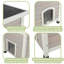 Maison de chat classique en bois