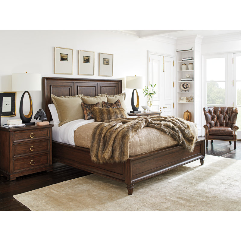 Silverado Walnut Creek Wood Panel Bed, California King